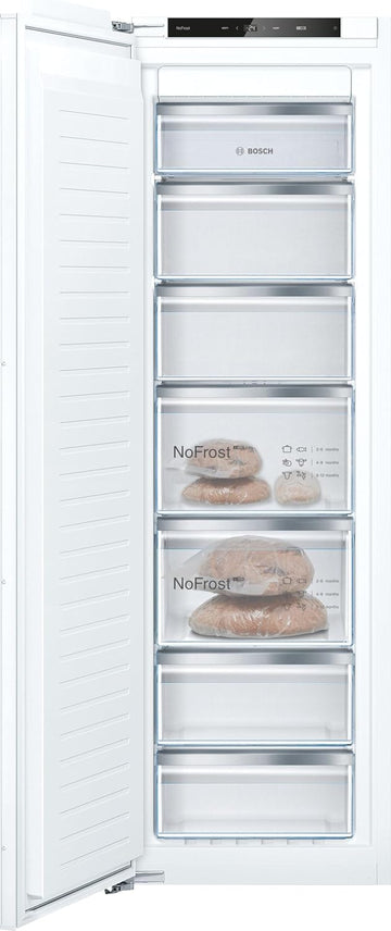 Bosch Series 4 GIN81VEE0G Built-in Fixed door Tall Freezer [Free 5-year parts & labour guarantee]