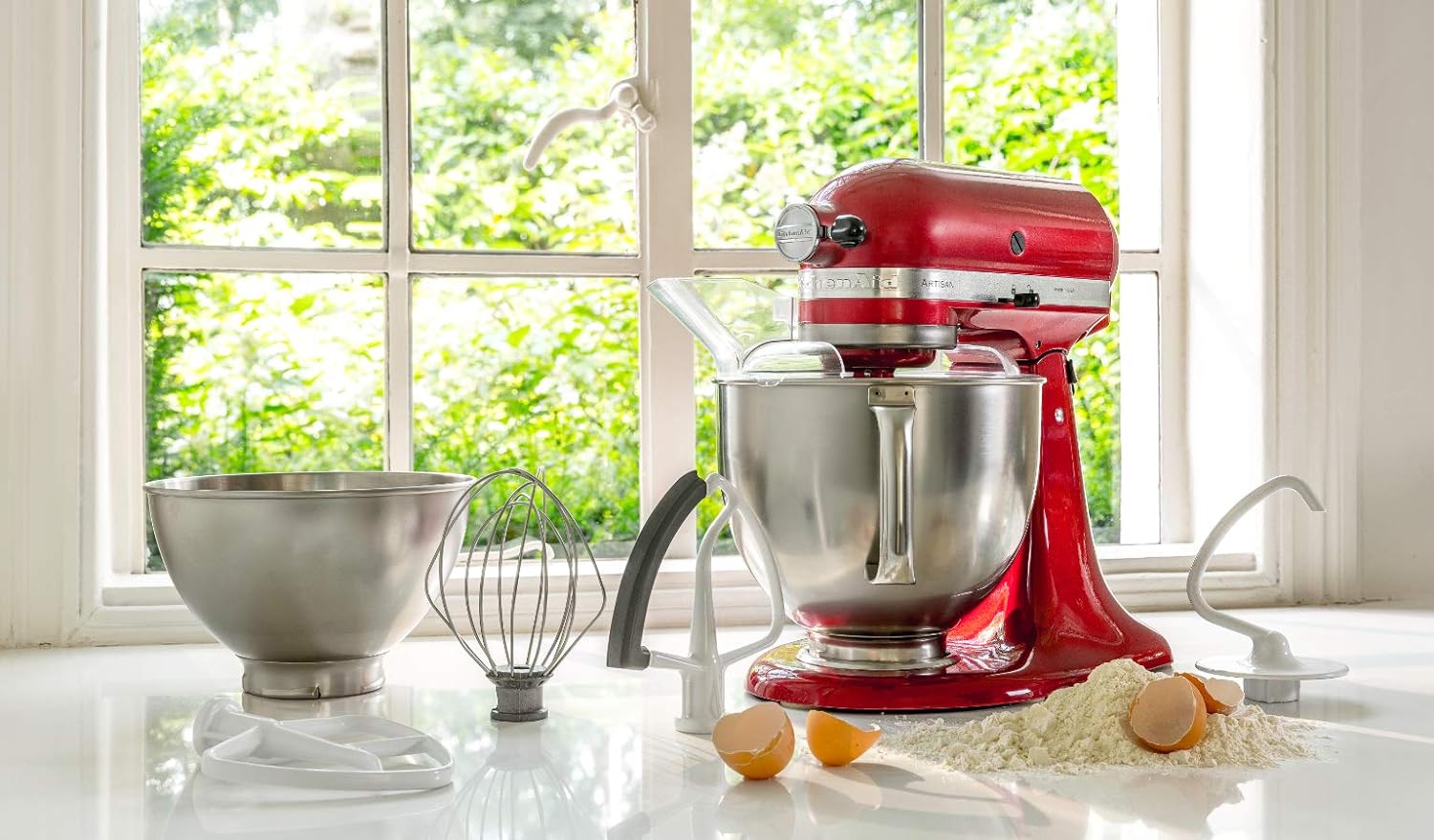 Kenwood Cake Mixers Argos KitchenAid 5KSM175PSBER Artisan Stand Mixer  Empire Red