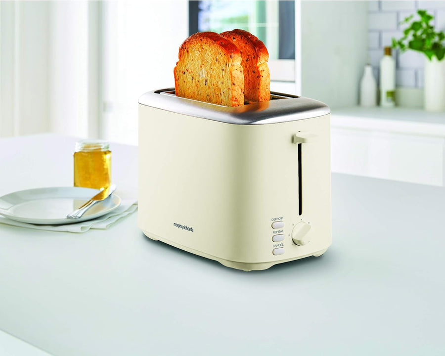 Morphy Richards 222065 Equip 2 slice toaster - Cream