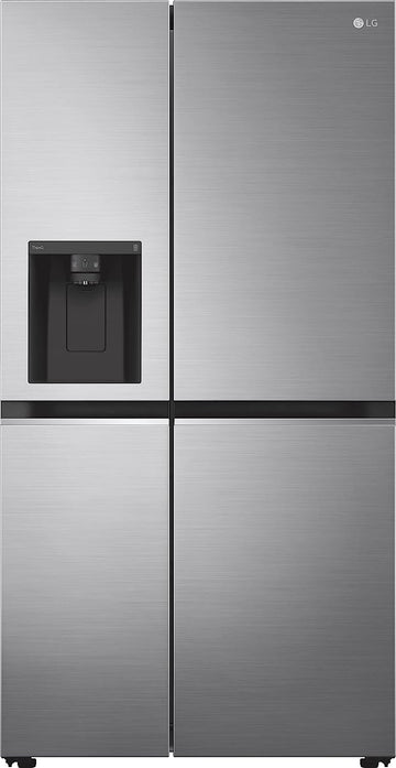 LG GSLA81PZLF Non-Plumbed ice & water American style Fridge Freezer - Shiny Steel