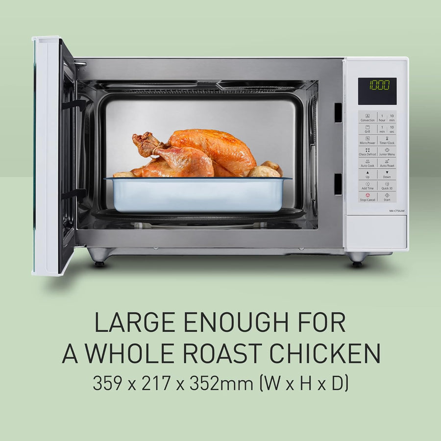Panasonic NN-CT54JWBPQ 1000W 3-in-1 Combination Microwave Oven - White