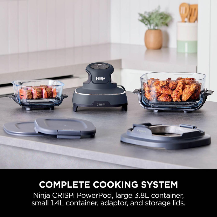 NINJA CRISPi FN101UKGY 4-in-1 Portable Air Fryer - Cyber Space