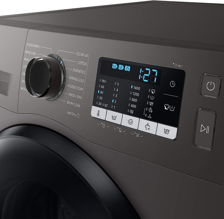SAMSUNG Series 5 ecobubble WD80TA046BX/EU 8 kg Washer Dryer - Graphite [Free 5-year parts & labour guarantee]