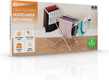 Daewoo HEA1874 Heated Clothes Airer - 3 Year Warranty