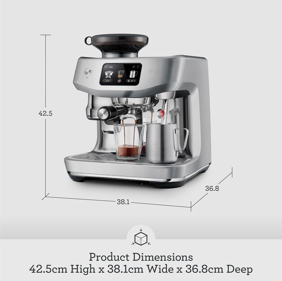 Sage SES985BSS4GUK1 The Oracle Jet, Professional Bean-to-cup Coffee Machine - Stainless steel