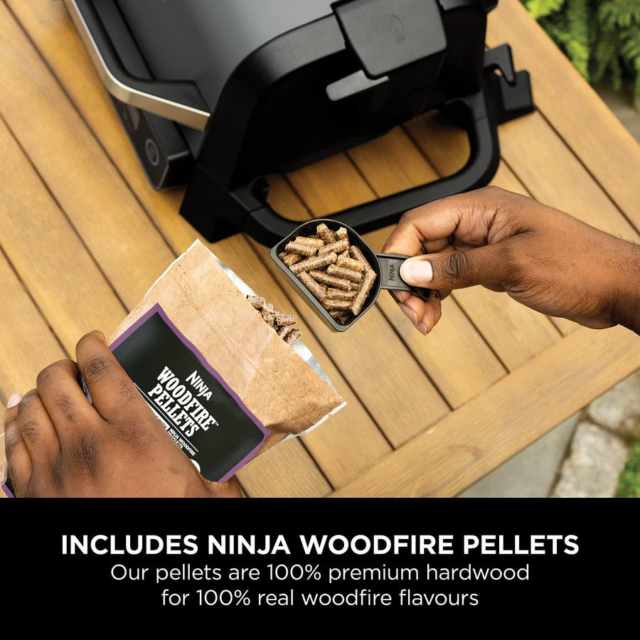 Ninja OG701UK Outdoor Woodfire Electric BBQ & Smoker