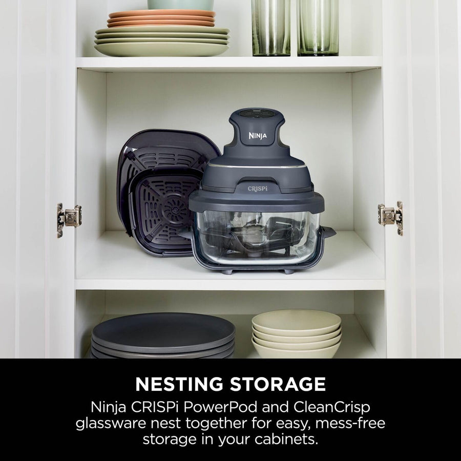 NINJA CRISPi FN101UKGY 4-in-1 Portable Air Fryer - Cyber Space