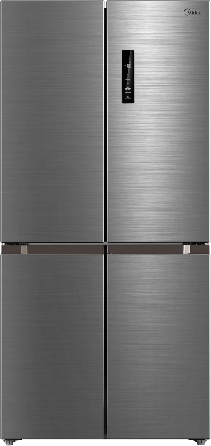 Midea MDRF632FIE46 Multi Door Fridge freezer - Stainless steel