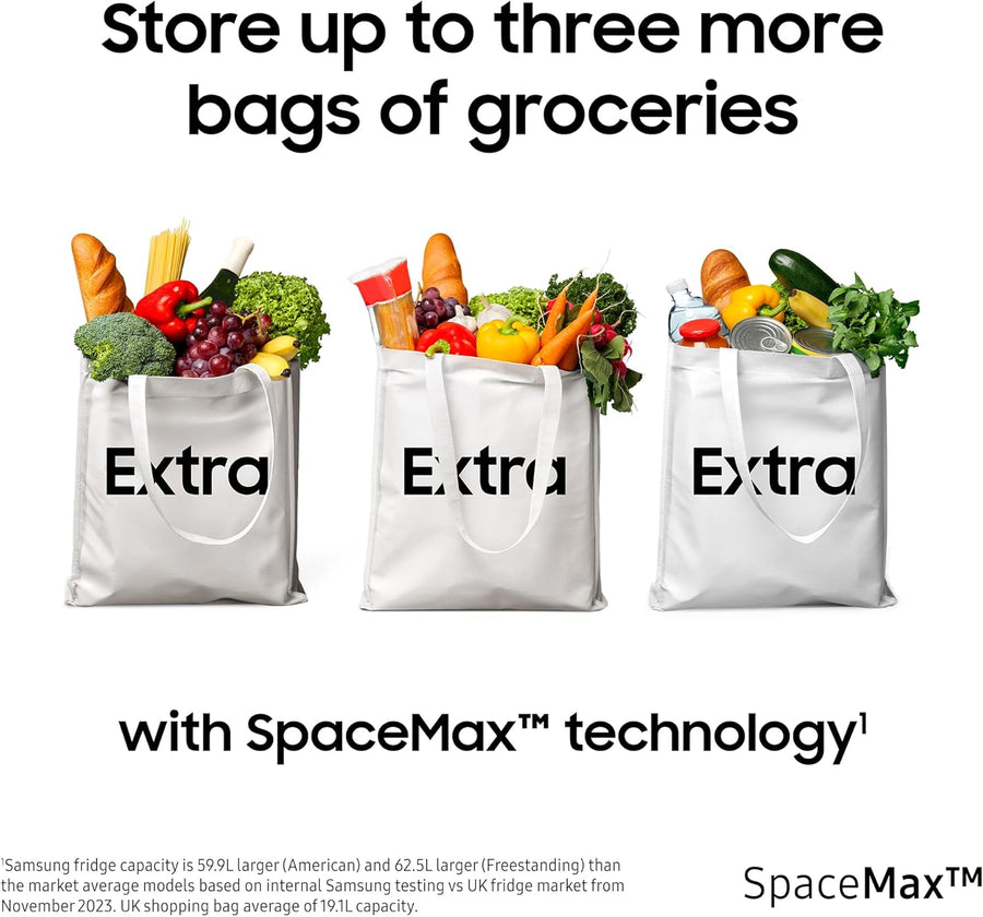 Samsung RS68A884CSL Series 8 Metal Back Plumbed American Fridge Freezer - Silver [Free 5-year parts & labour guarantee]