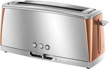 Russell Hobbs 24310 Luna Toaster 2 Slice Long Slot Copper