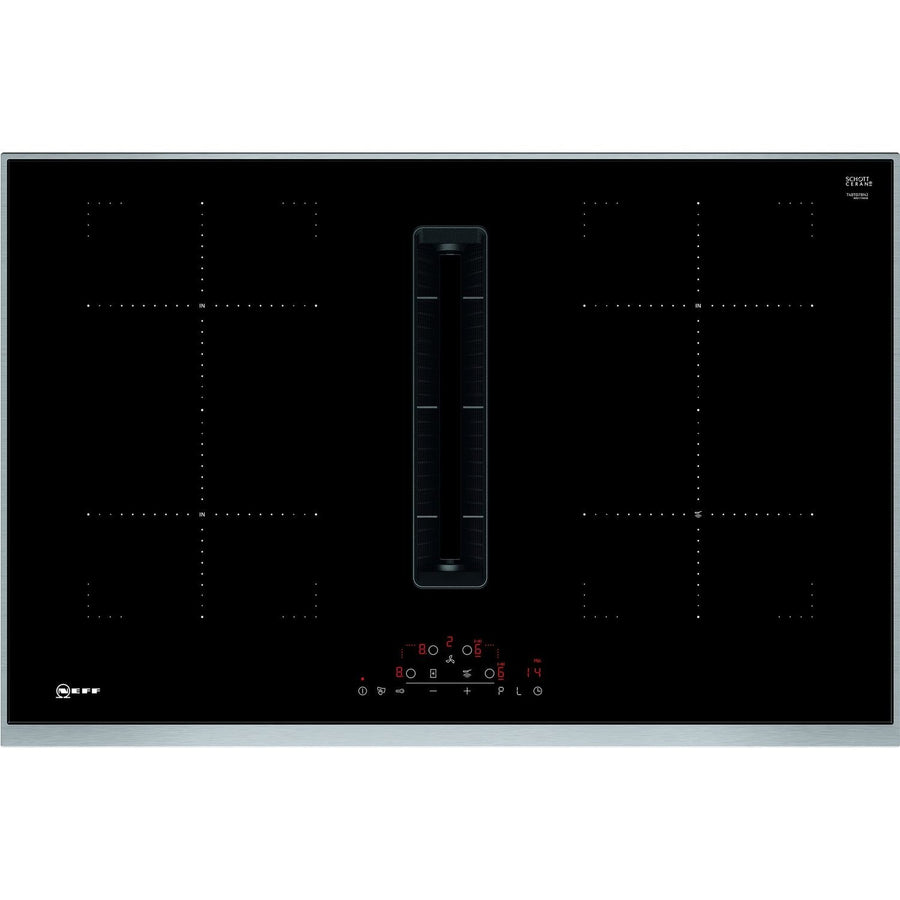 Neff N70 T48TD7BN2 80cm Induction hob with Integrated Hood