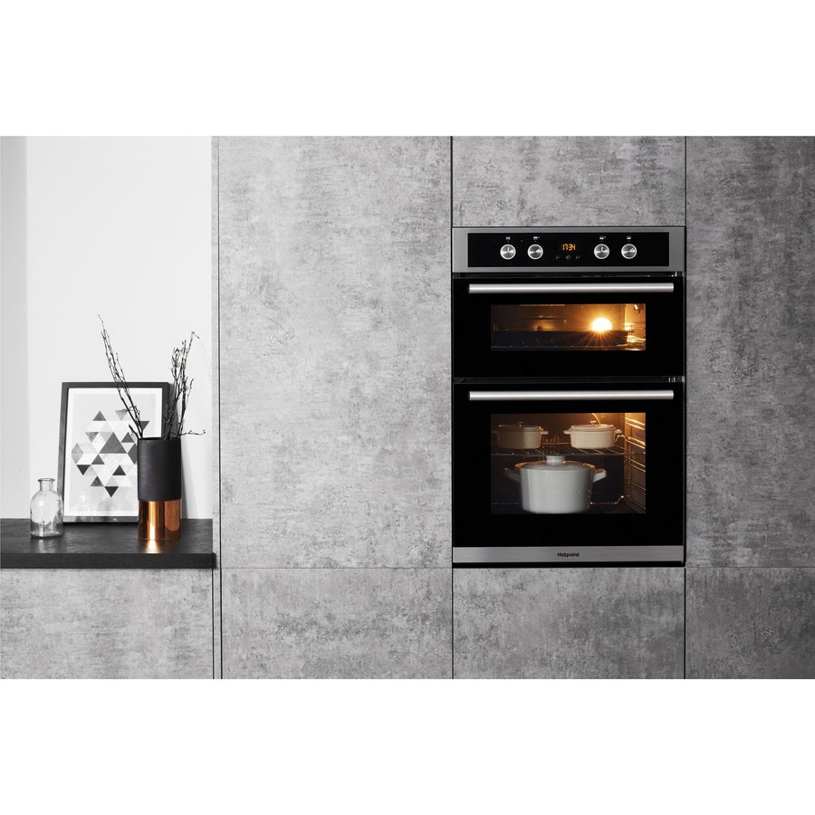 Hotpoint DD2844CIX Built-In Double Oven - Stainless Steel