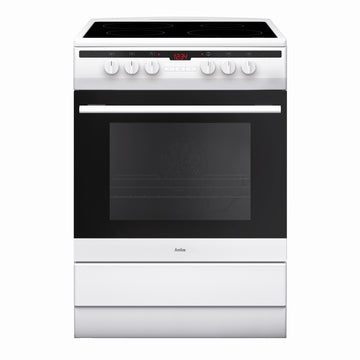 Amica 608CE2TAW 60cm Single Cavity Cooker - White
