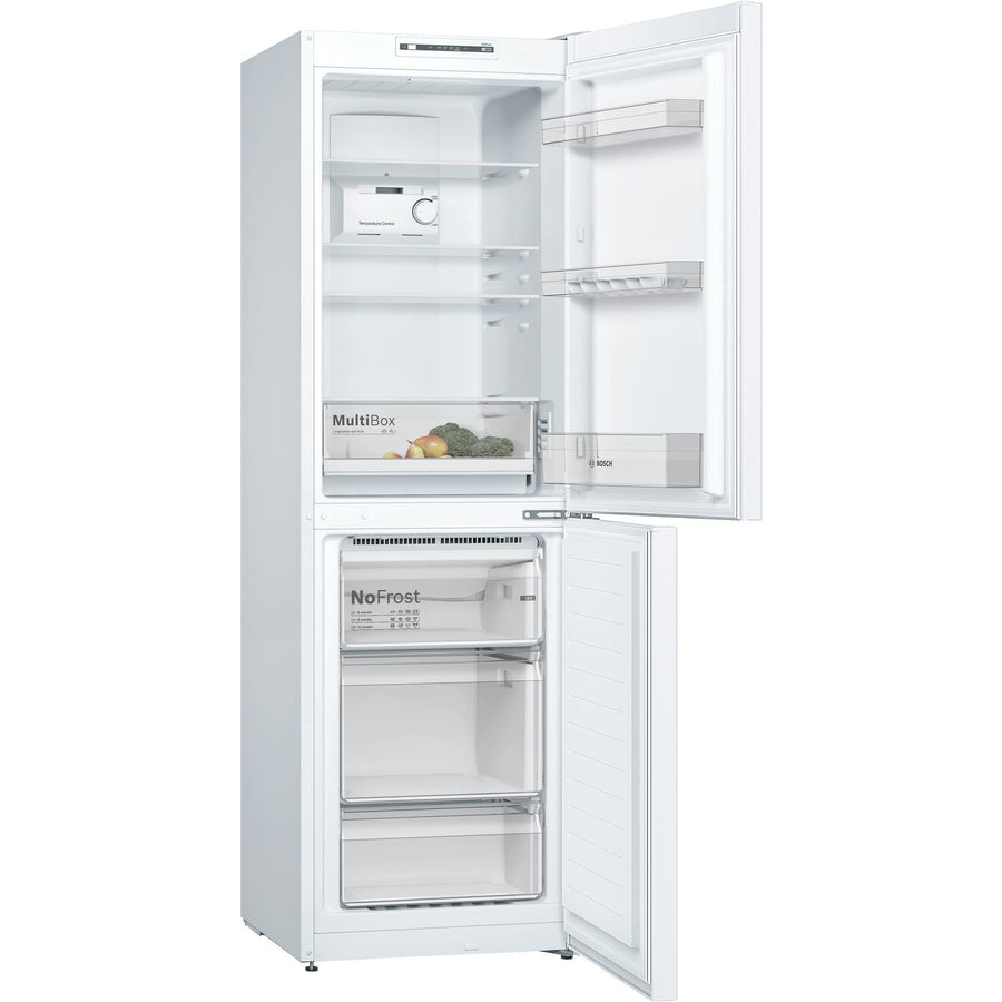 Bosch Series 2 KGN34NWEAG NoFrost 50/50 Fridge Freezer - White [Free 5-year parts & labour guarantee]
