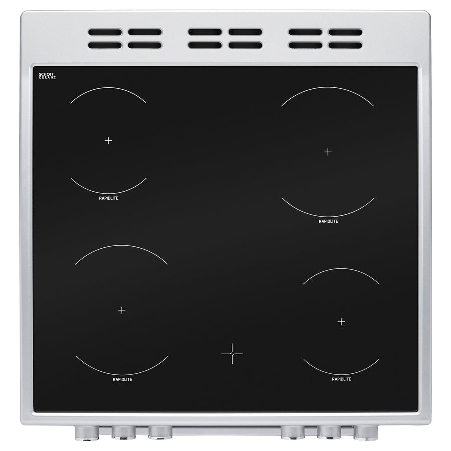 beko kdc653s 60cm electric cooker in silver 