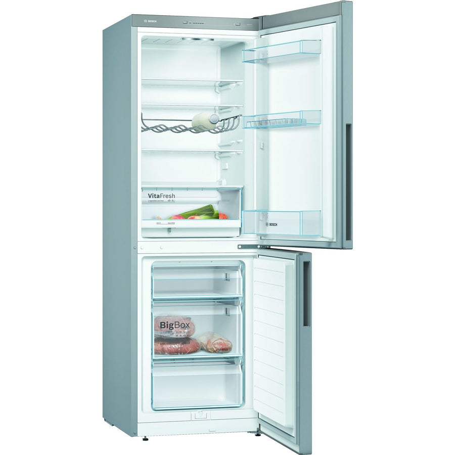 Bosch KGV33VLEAG Series 4 60/40 low frost fridge freezer - silver