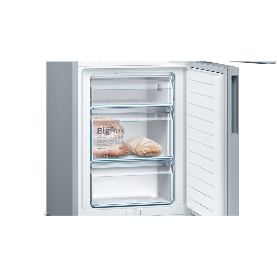 Bosch KGV33VLEAG Series 4 60/40 low frost fridge freezer - silver