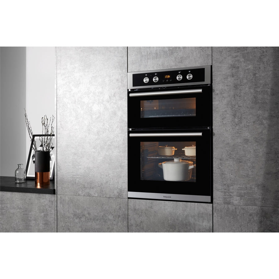 Hotpoint DD2844CIX Built-In Double Oven - Stainless Steel