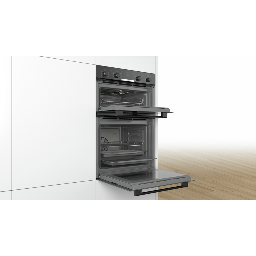 Bosch Series 4 MBS533BB0B Built-In Multifunction Double Oven - Black
