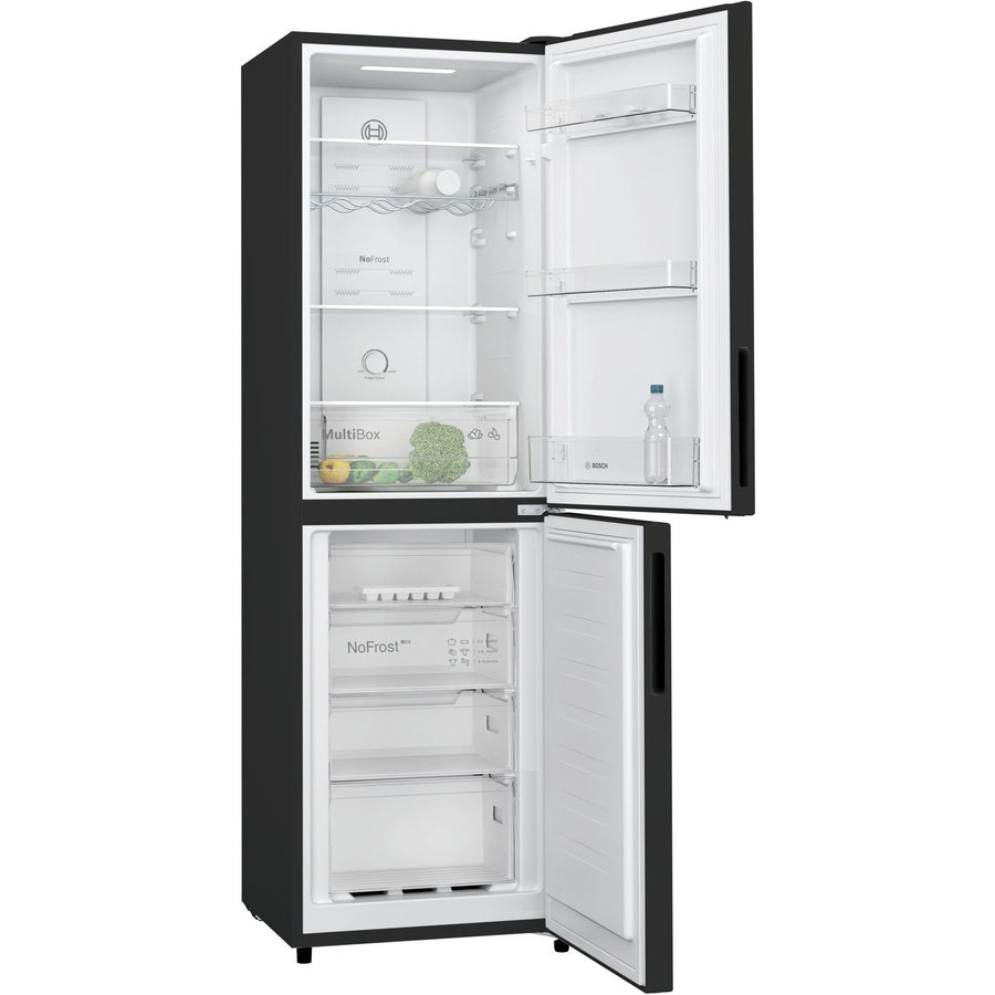 BOSCH Series 2 KGN27NBEAG 50/50 Frost Free Fridge Freezer - Black