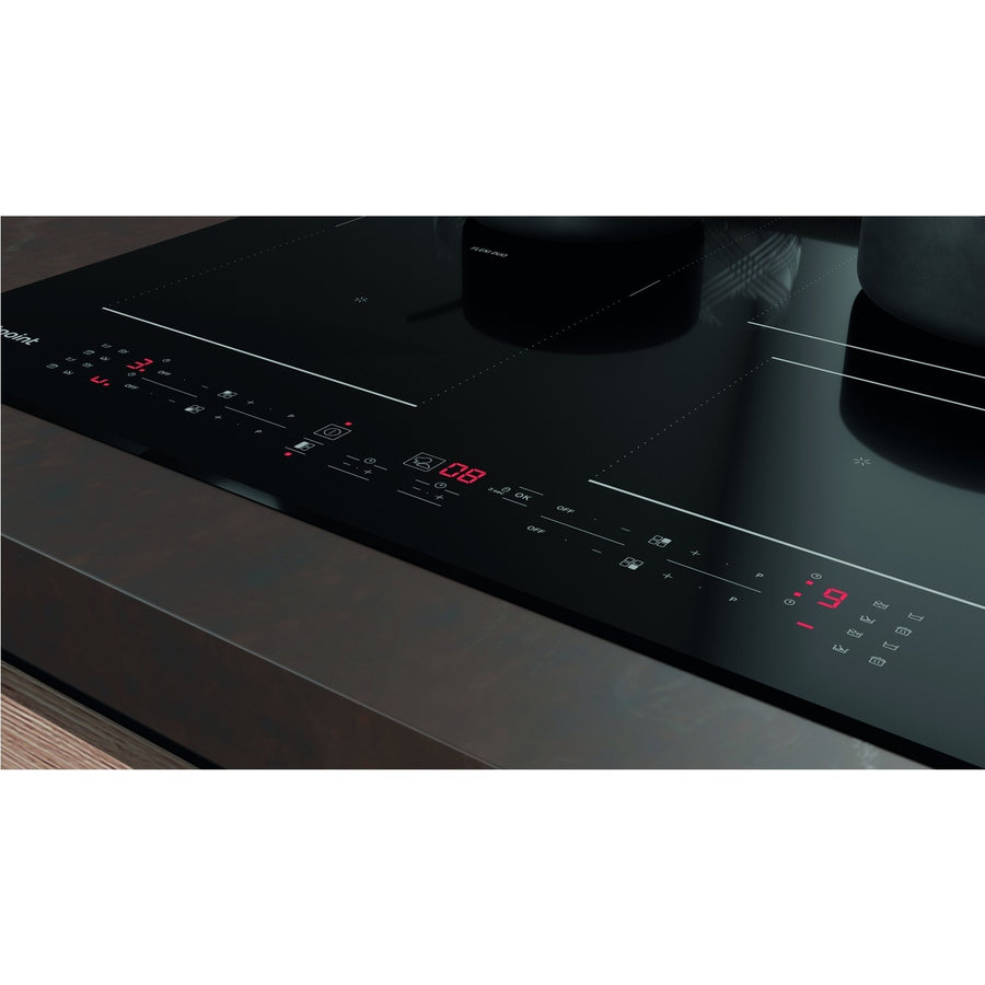 Hotpoint TB7960CBF 60cm 4 Zone Flexi Induction Hob - Black