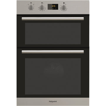 hotpoint built-in double oven in stainless steel DD2540IX 