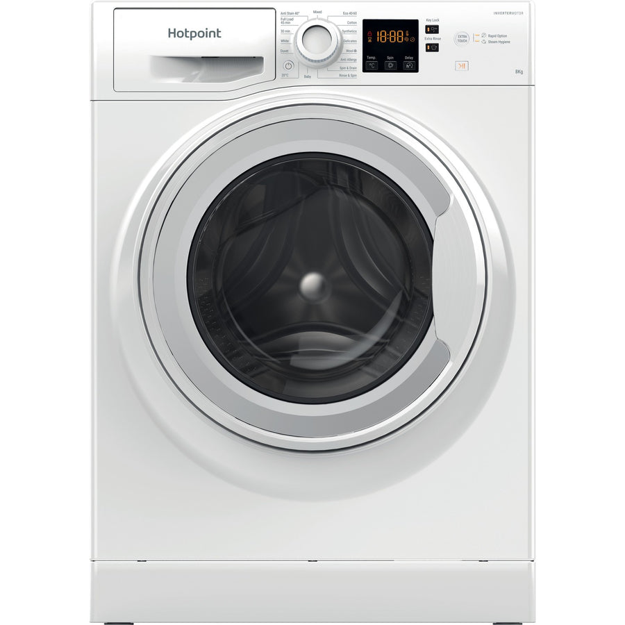 Hotpoint NSWM864CWUKN 8kg Washing Machine 1600rpm - [45 min quick cycle]