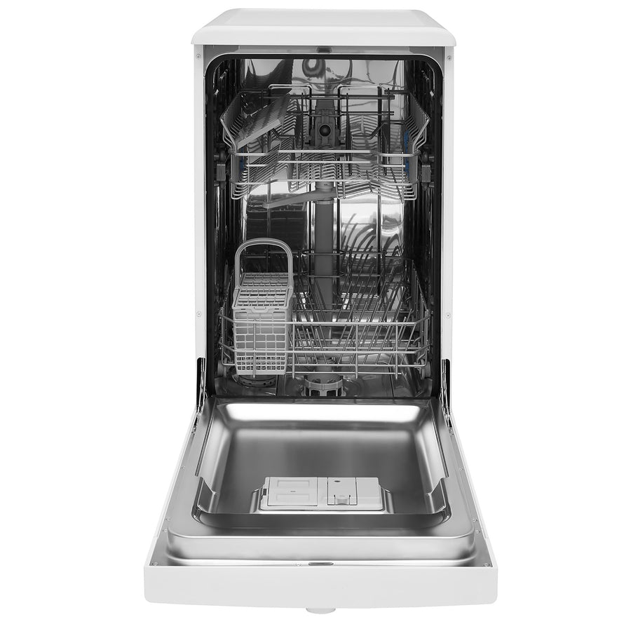 INDESIT DSFE1B10S 10 Place Slimline Freestanding Dishwasher - Silver