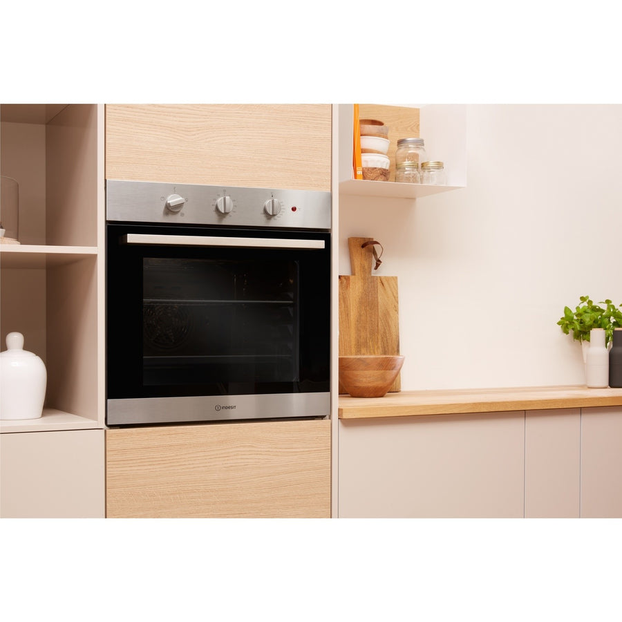 Indesit IFW6330IX - Electric Single Built-in Oven - Steel