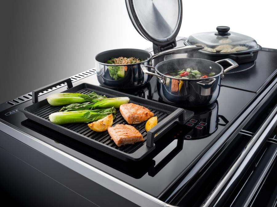 AGA ERA11032CH ERA 110cm Electric Range Cooker With Induction Hob Bl Basil Knipe Electrics