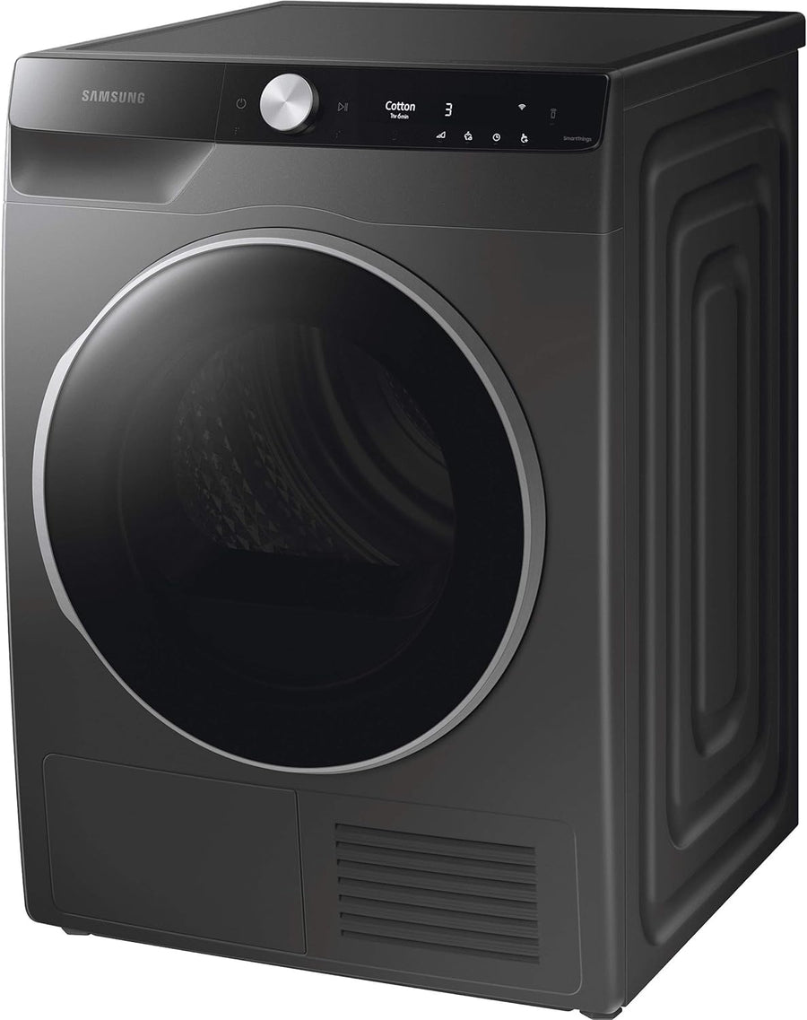 Samsung DV90T8240SX Series 9 Heat Pump Condenser Tumble Dryer - Graphite [Free 5-year parts & labour guarantee]