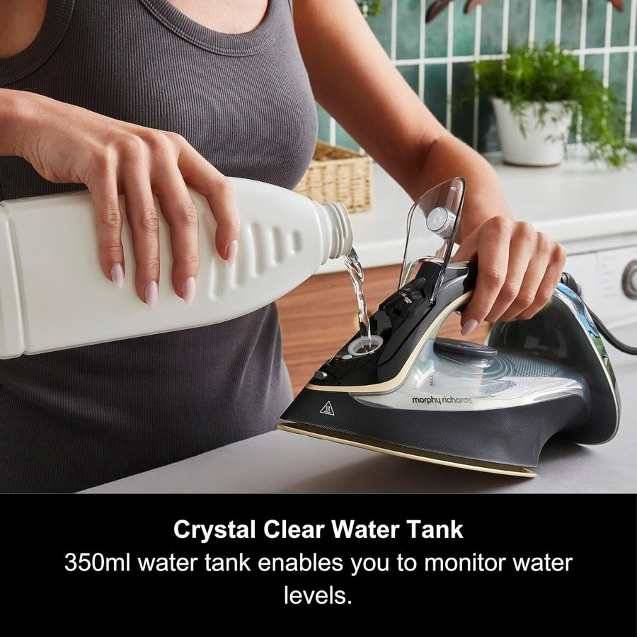 Morphy Richards 300302 Gold Crystal Clear Steam Iron