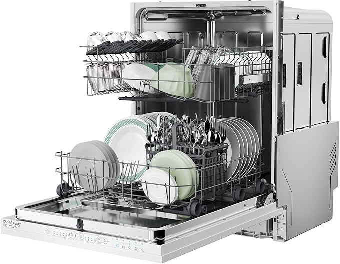 Candy CI 3E53E0W-80 Rapidò 13-place Integrated Dishwasher