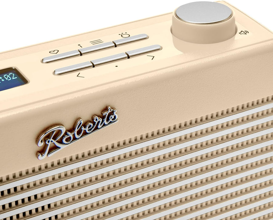 Roberts Rambler Mini Portable DAB/DAB+/FM Bluetooth Radio - Cream