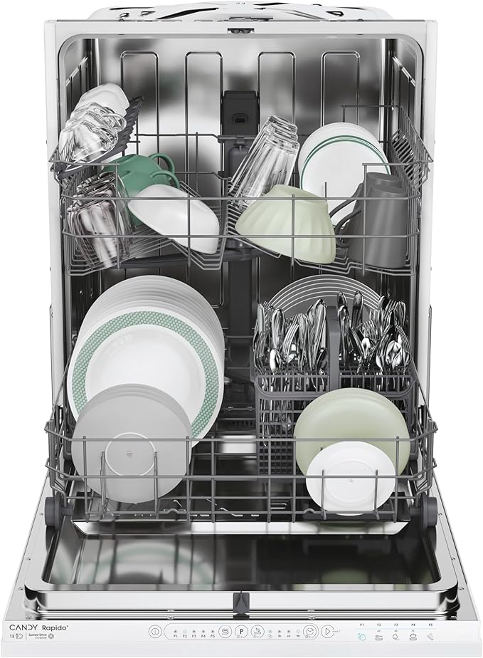Candy CI 3E53E0W-80 Rapidò 13-place Integrated Dishwasher