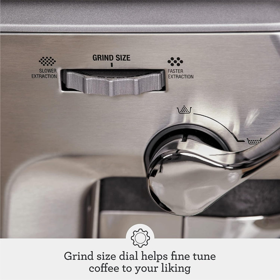 SAGE SES876BSS4GUK1 Barista Express Impress Bean to Cup Coffee Machine - Stainless Steel