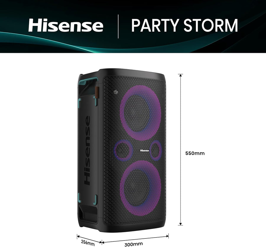 Hisense Party Storm Megasound Portable Party Speaker