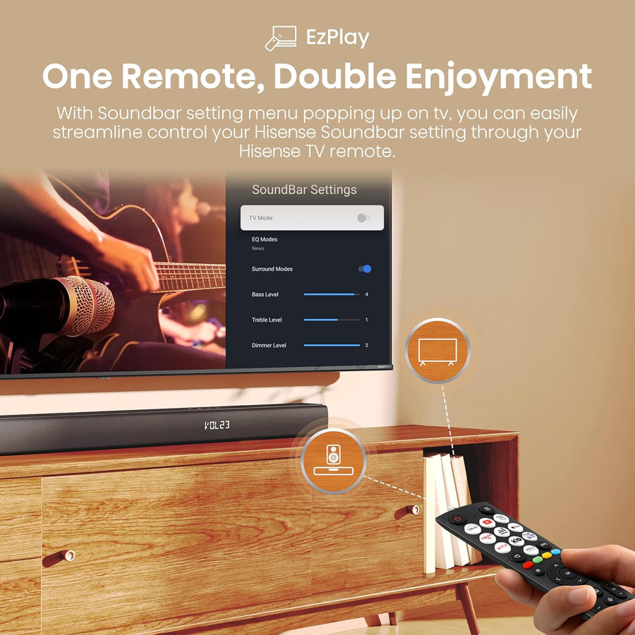 Hisense HS3100 3.1CH Soundbar with Wireless Subwoofer [£50 CASHBACK]