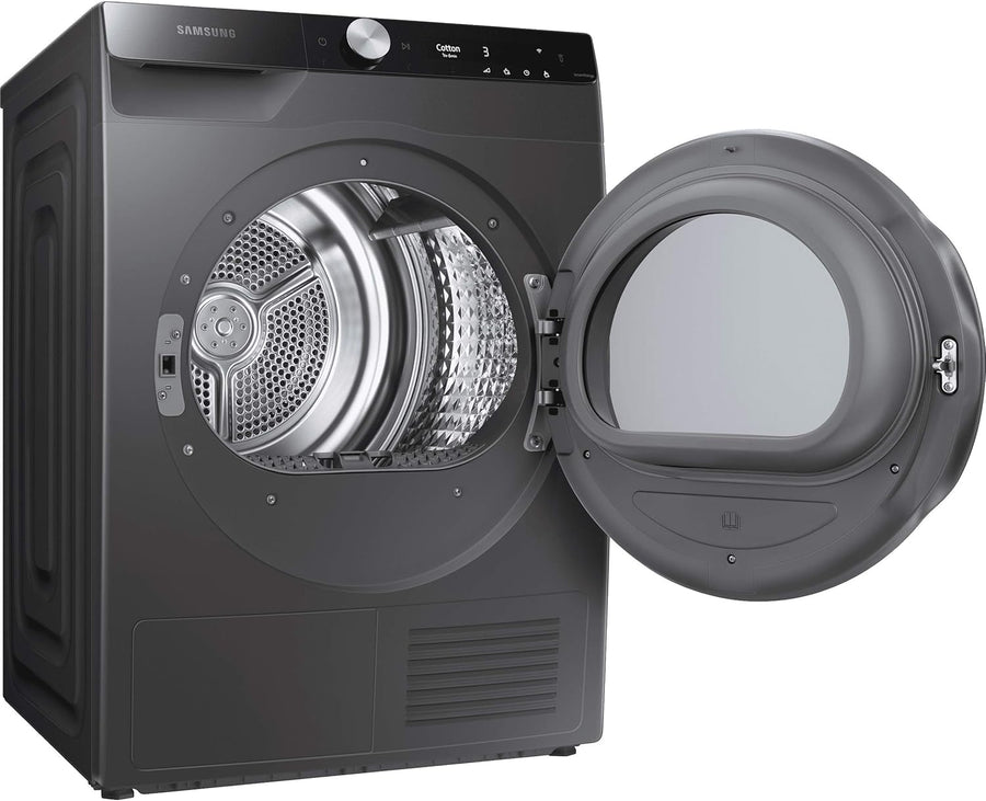 Samsung DV90T8240SX Series 9 Heat Pump Condenser Tumble Dryer - Graphite [Free 5-year parts & labour guarantee]