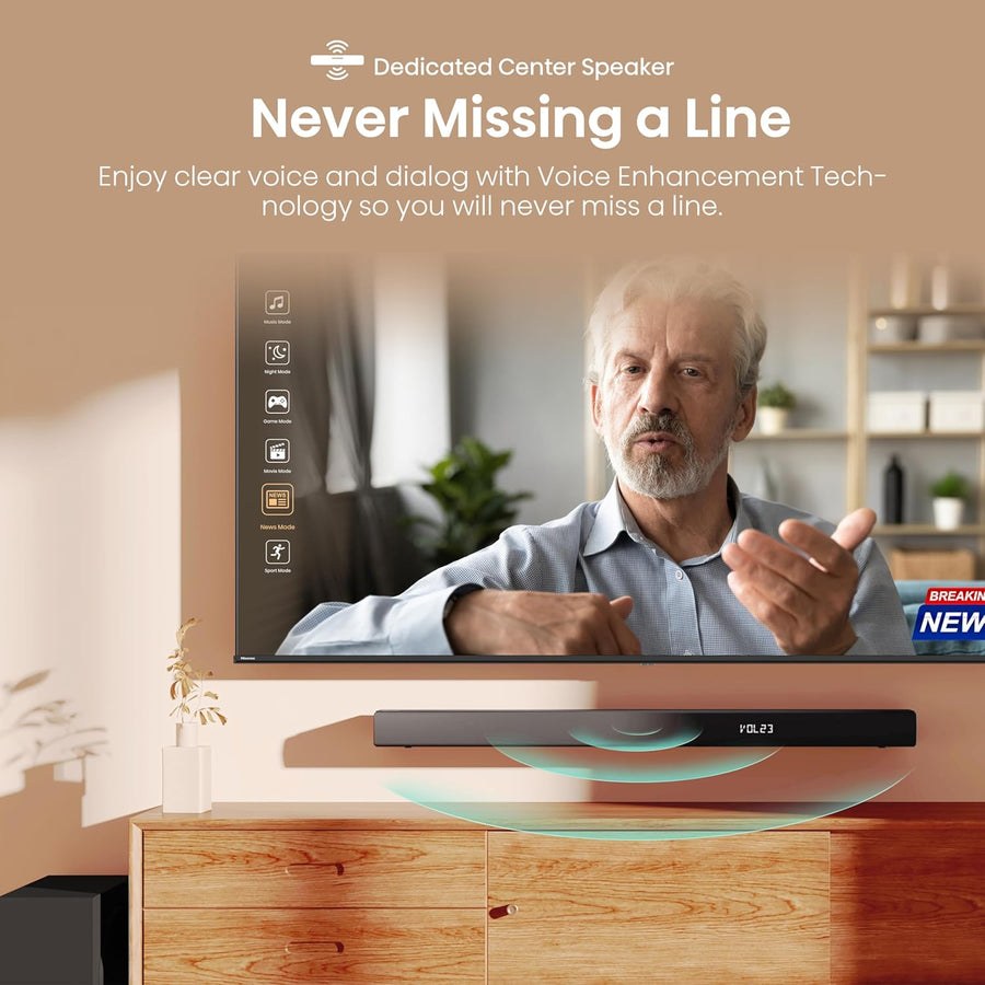 Hisense HS3100 3.1CH Soundbar with Wireless Subwoofer [£50 CASHBACK]