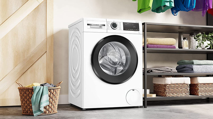 BOSCH Series 4 WGG04409GB 9 kg 1400rpm Washing Machine - White [Free 5-year parts & labour guarantee]