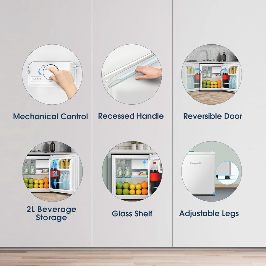 Fridgemaster MUR4545 Table Top Fridge With Chillerbox