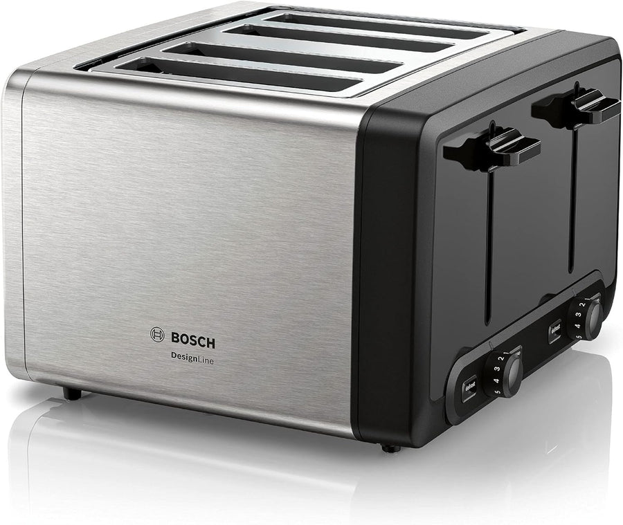Bosch TAT4P440GB DesignLine 4-slice Stainless steel Toaster