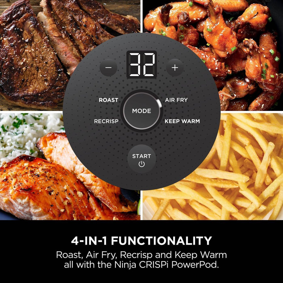NINJA CRISPi FN101UKGY 4-in-1 Portable Air Fryer - Cyber Space