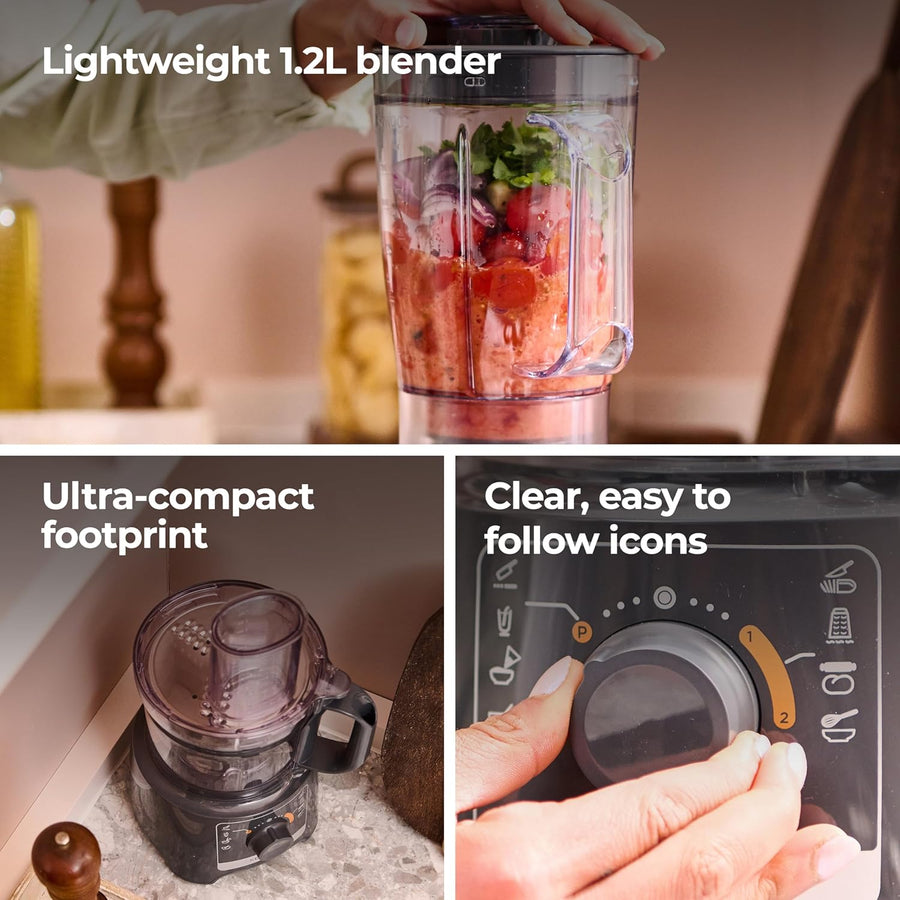 Kenwood MultiPro Compact FDP31.170GY Food Processor & Blender