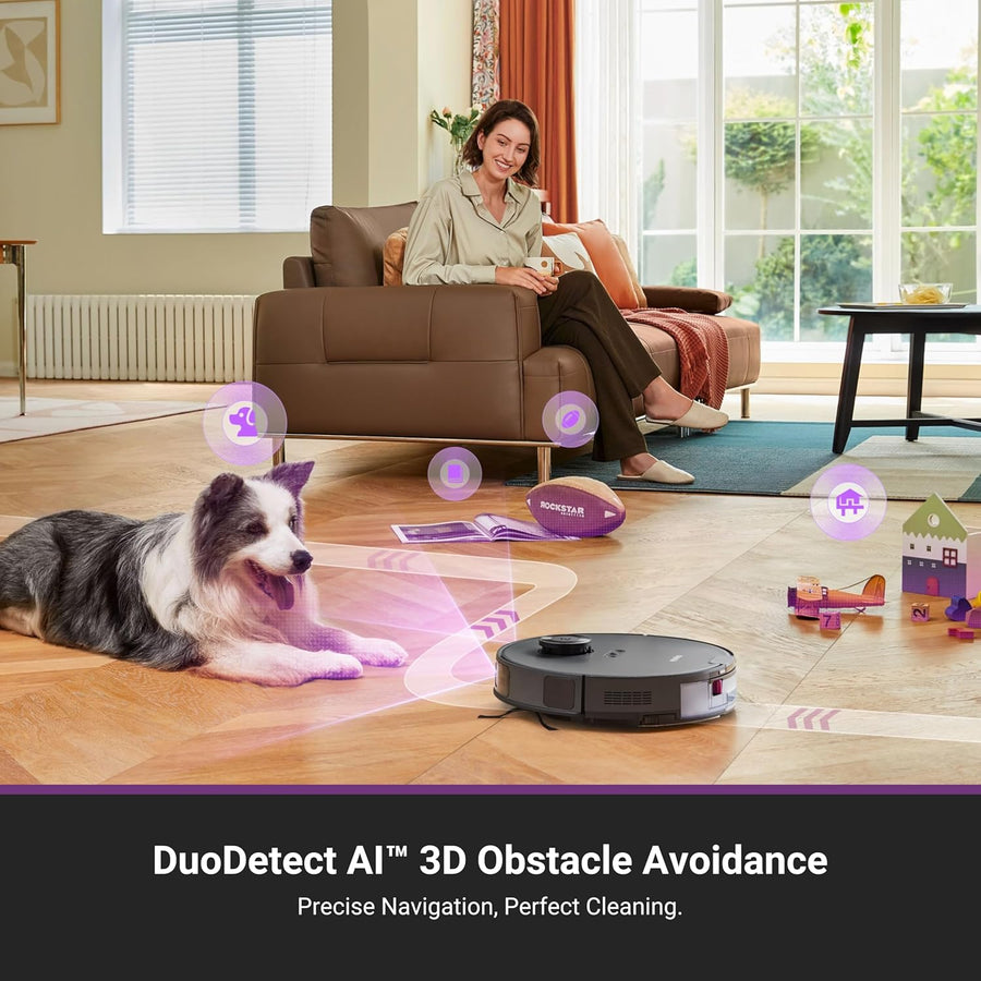 Eureka E20 NERE20PLUSBK Robotic Vacuum Cleaner - Graphite/Purple