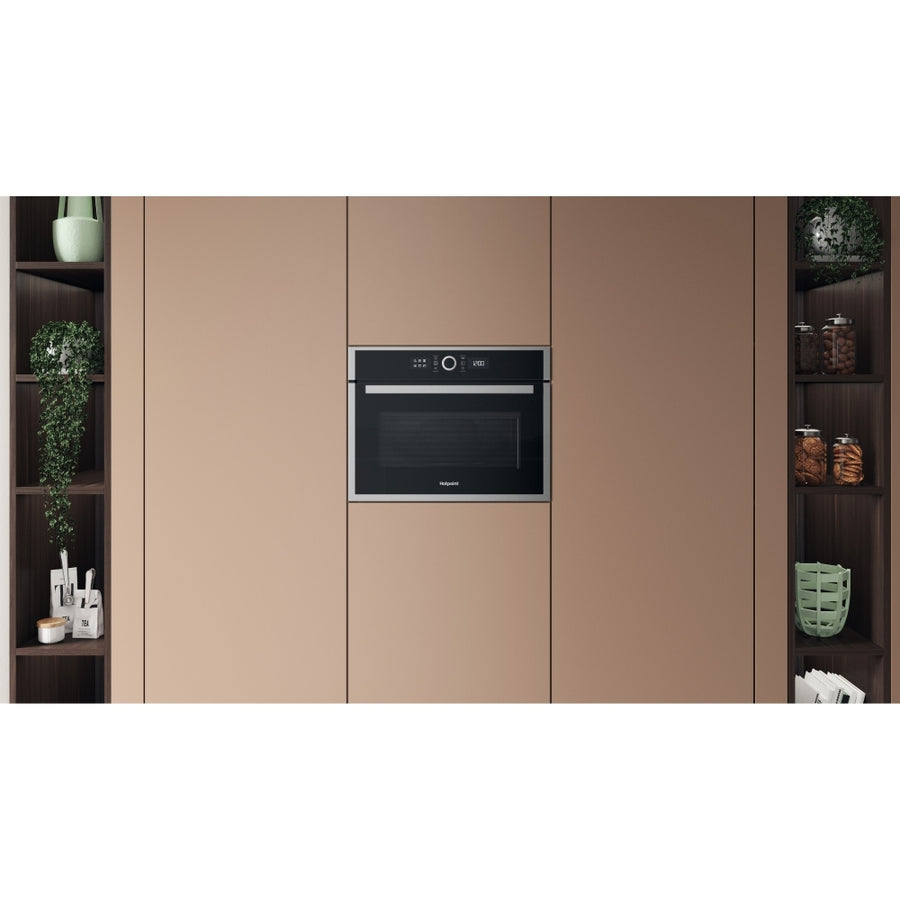 Hotpoint HMW47HMXUK Built-in Combination Microwave Oven - Stainless steel