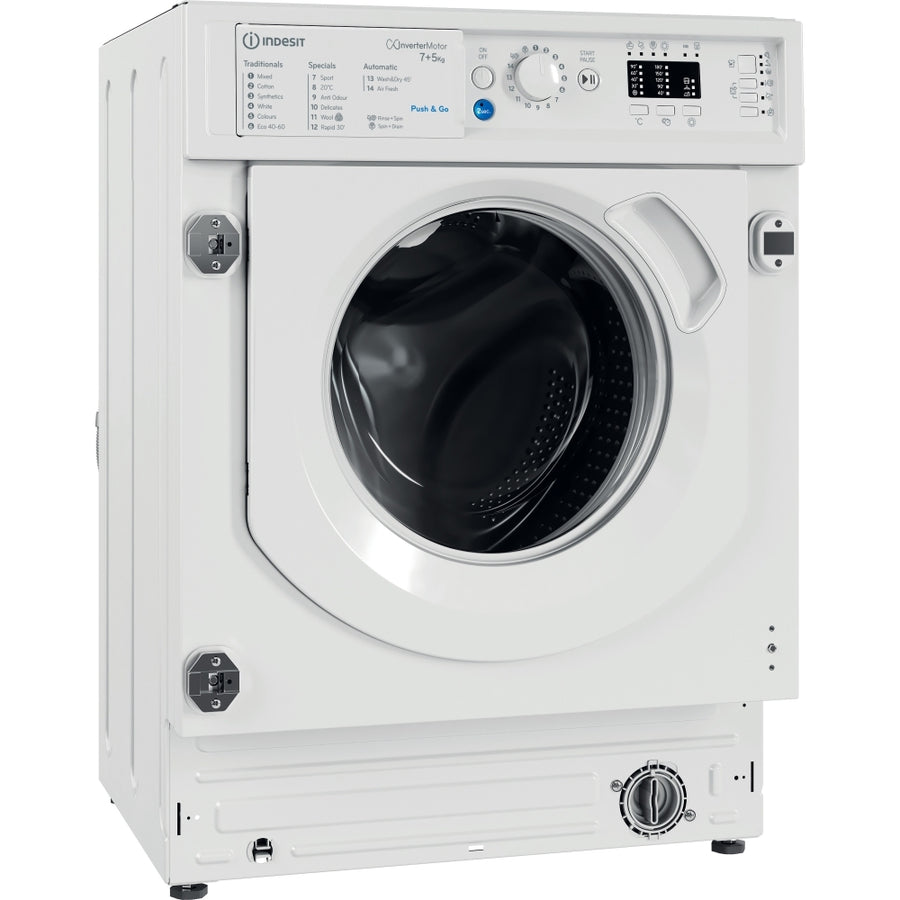 Indesit BIWDIL75148UK 7kg/5kg 1400rpm Integrated Washer Dryer