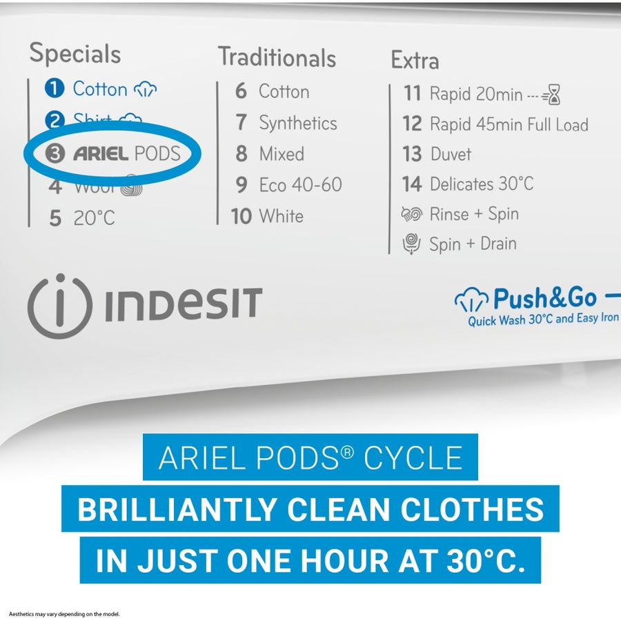 Indesit BDE96436WV 9kg/6kg 1400rpm Washer Dryer - White