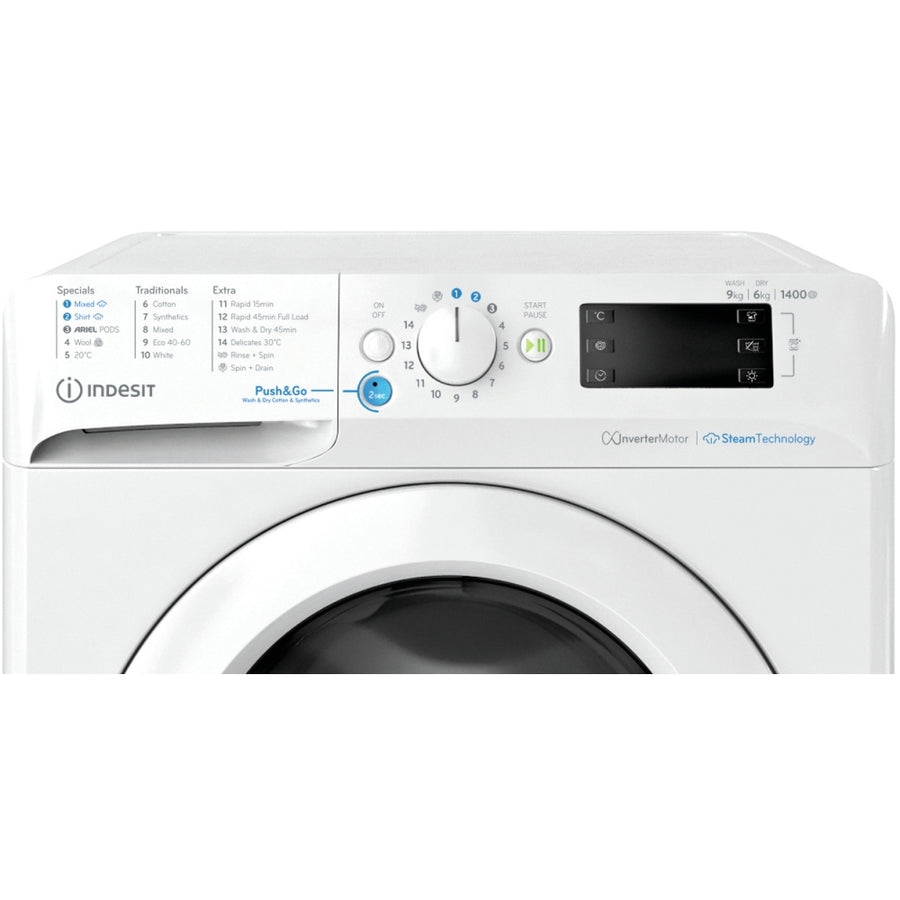 Indesit BDE96436WV 9kg/6kg 1400rpm Washer Dryer - White